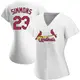 Replica Women's Ted Simmons White St. Louis Cardinals Home Jersey