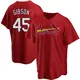 Replica Youth Bob Gibson Red St. Louis Cardinals Alternate Jersey