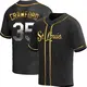 Replica Youth Brandon Crawford Gold St. Louis Cardinals Black en Alternate Jersey