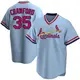 Replica Youth Brandon Crawford Light Blue St. Louis Cardinals Road Cooperstown Collection Jersey