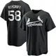 Replica Youth Chris Roycroft Black/White St. Louis Cardinals Jersey