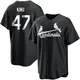 Replica Youth John King Black/White St. Louis Cardinals Jersey