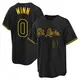 Replica Youth Masyn Winn Black St. Louis Cardinals Snake Skin City Jersey