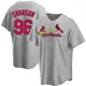 Replica Youth Matthew Svanson Gray St. Louis Cardinals Road Jersey