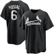 Replica Youth Stan Musial Black/White St. Louis Cardinals Jersey