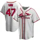 Youth John King White St. Louis Cardinals Home Cooperstown Collection Jersey